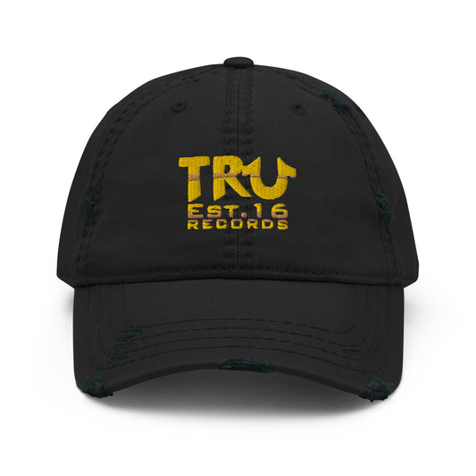 TruEst 16 Records - Distressed Dad Hat