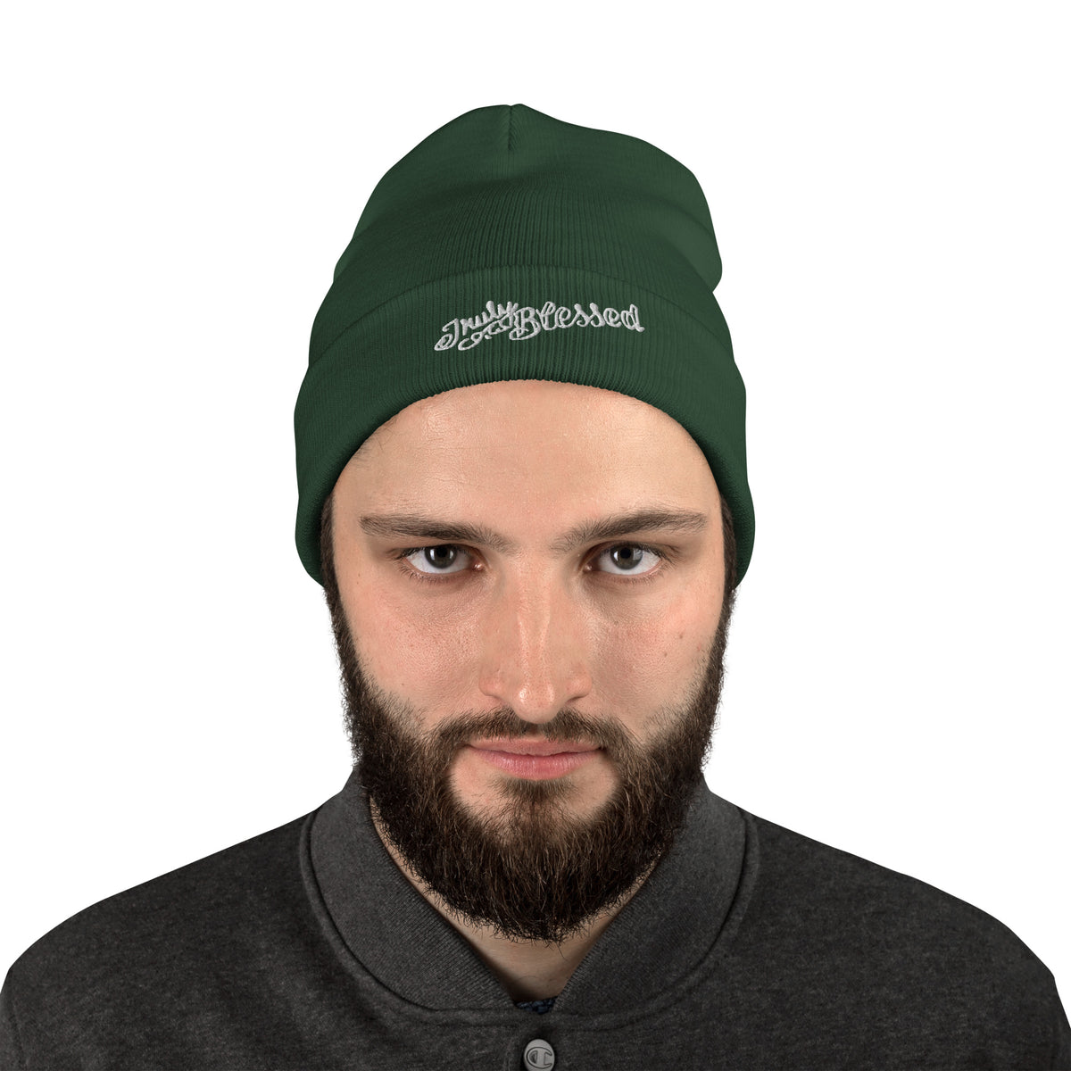 Truly Blessed Embroidered Beanie