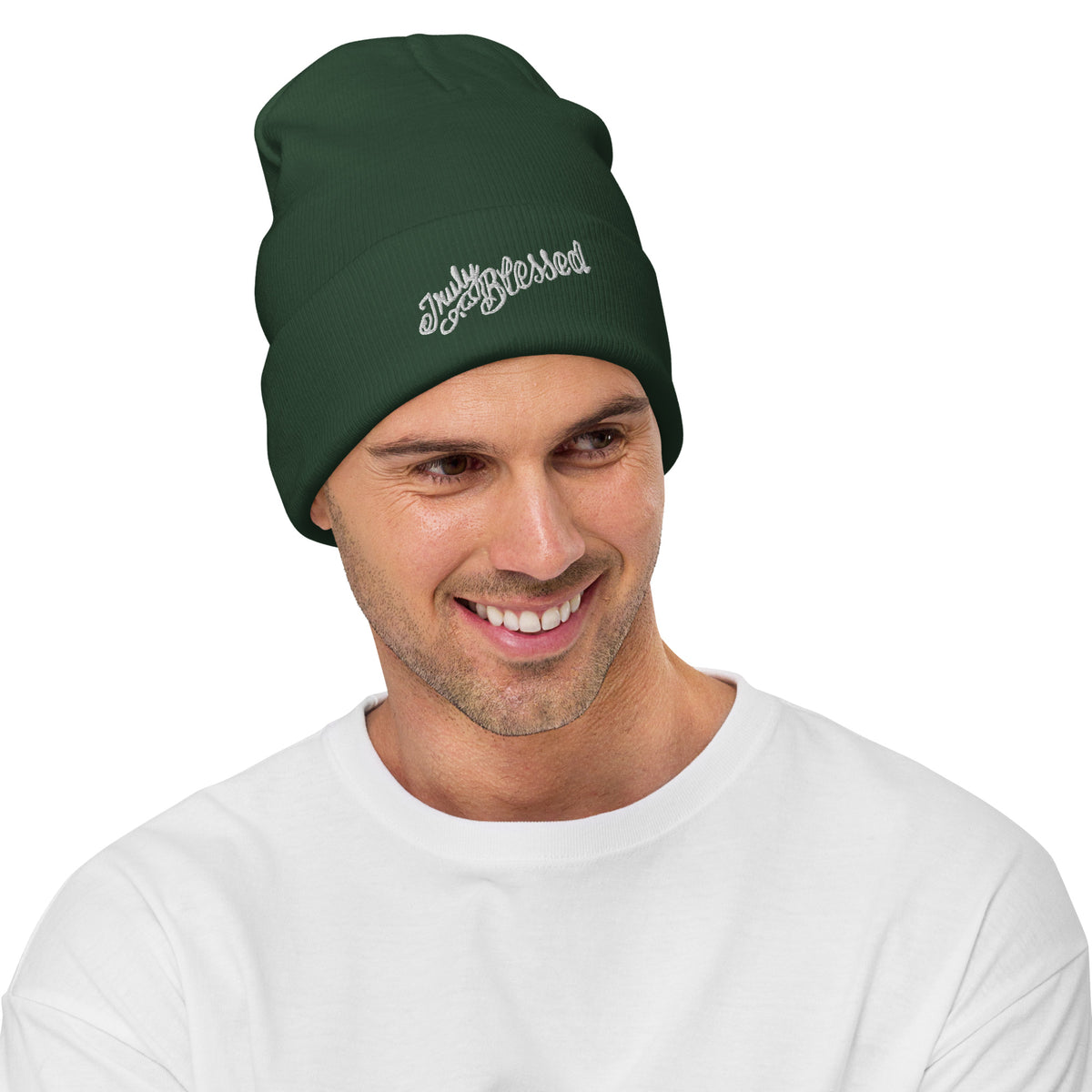 Truly Blessed Embroidered Beanie