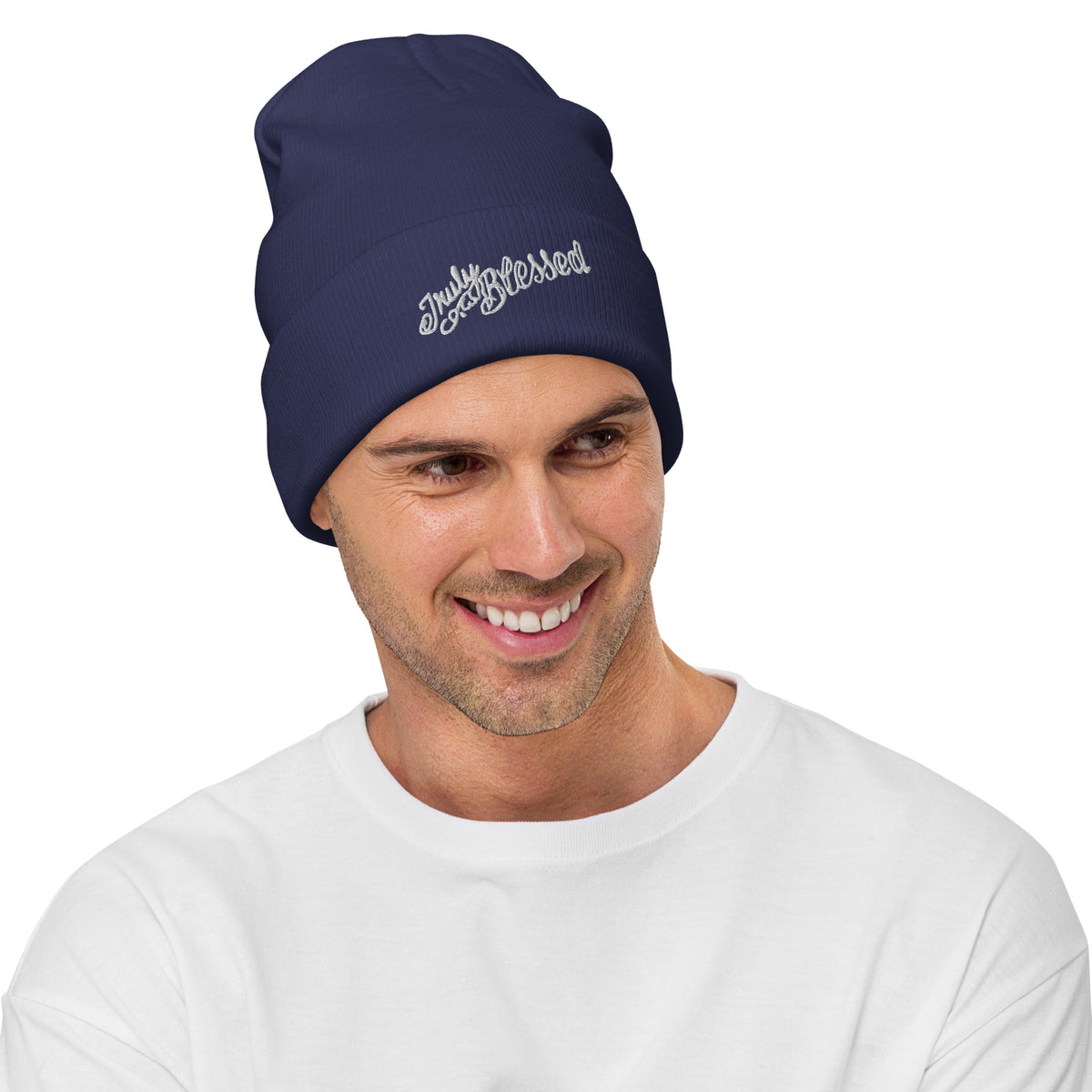 Truly Blessed Embroidered Beanie