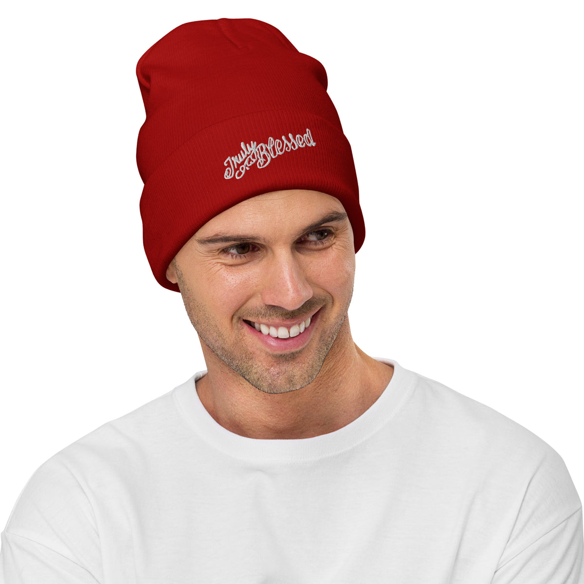 Truly Blessed Embroidered Beanie