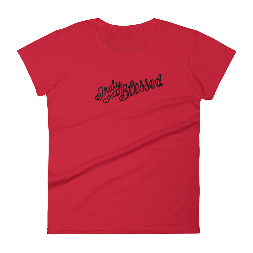 Truly Blessed - Women's short sleeve t-shirt